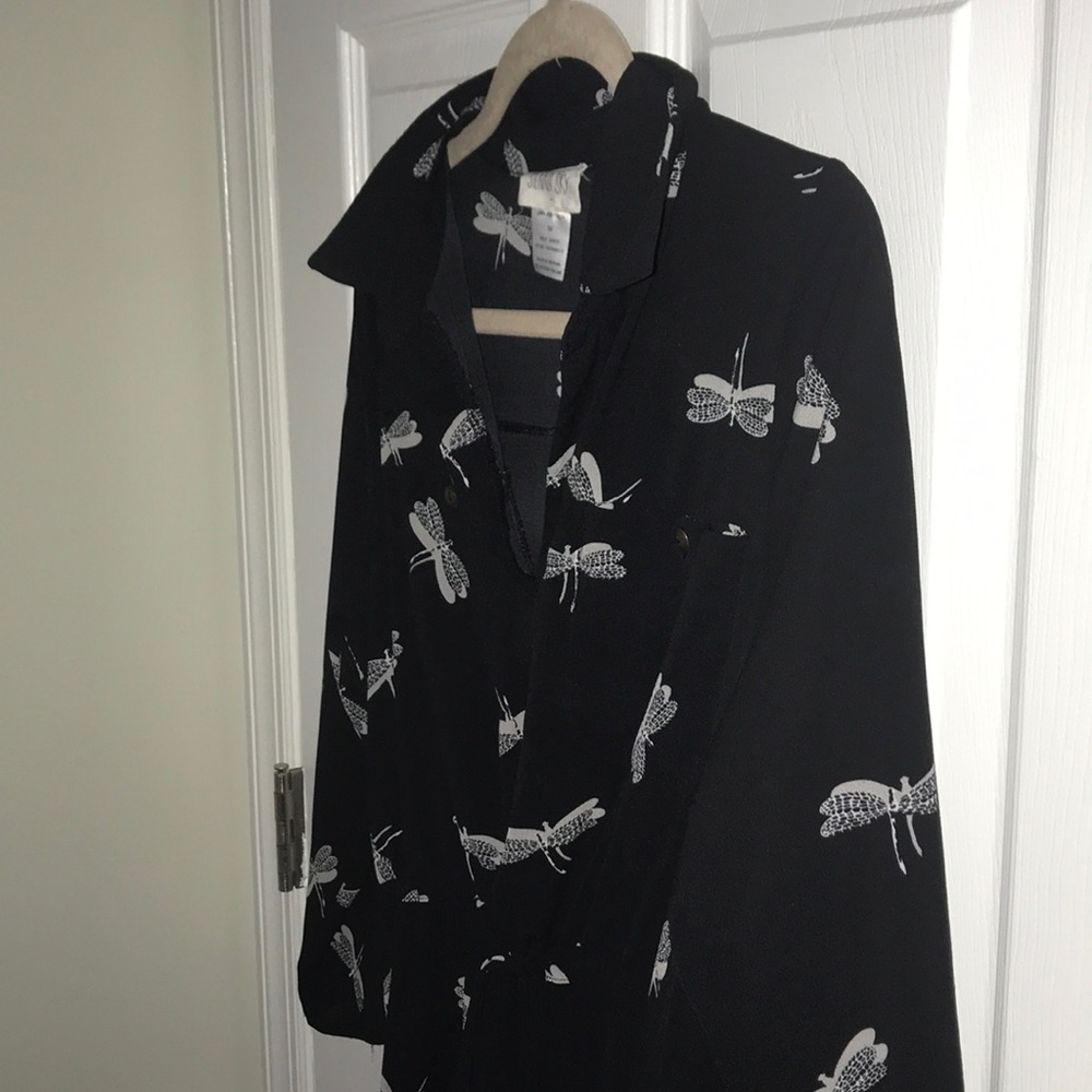 Dragon fly pattern dress